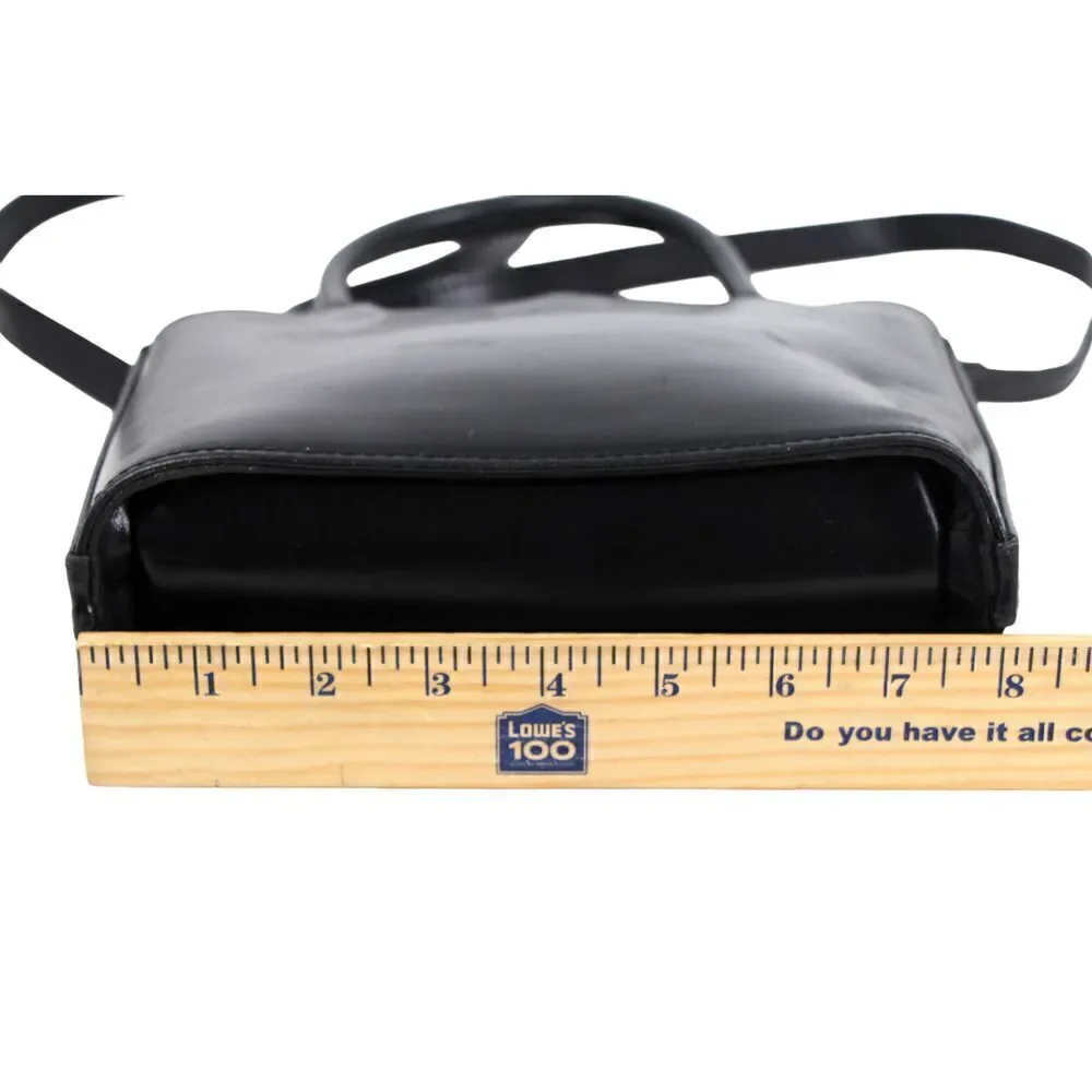 HANDMADE FLORENCE BLACK GENUINE LEATHER SHOULDER BAG XBODY SATCHEL HANDBAG PURSE
